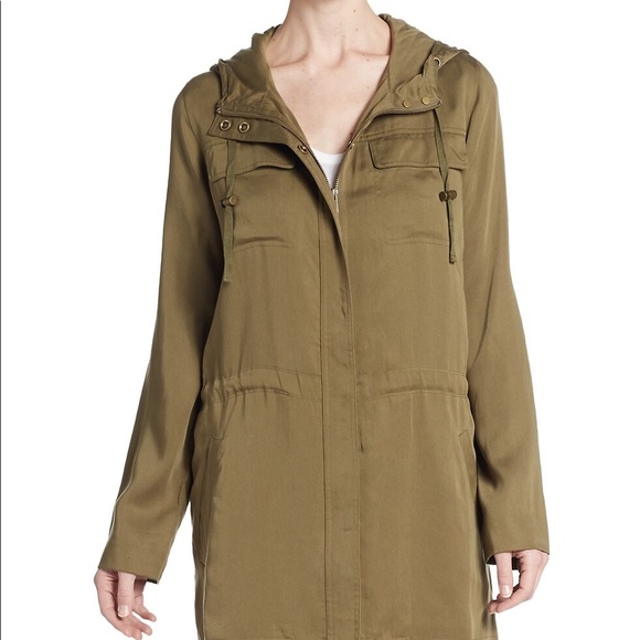 Eileen Fisher Polished Tencel Hooded Anorak Jacket - Picture 6 of 12